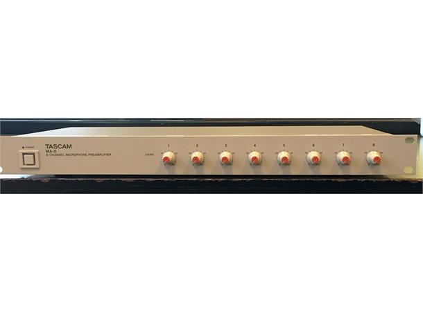 Tascam MA-8 Mikrofon Pre Amp - 8 kanals